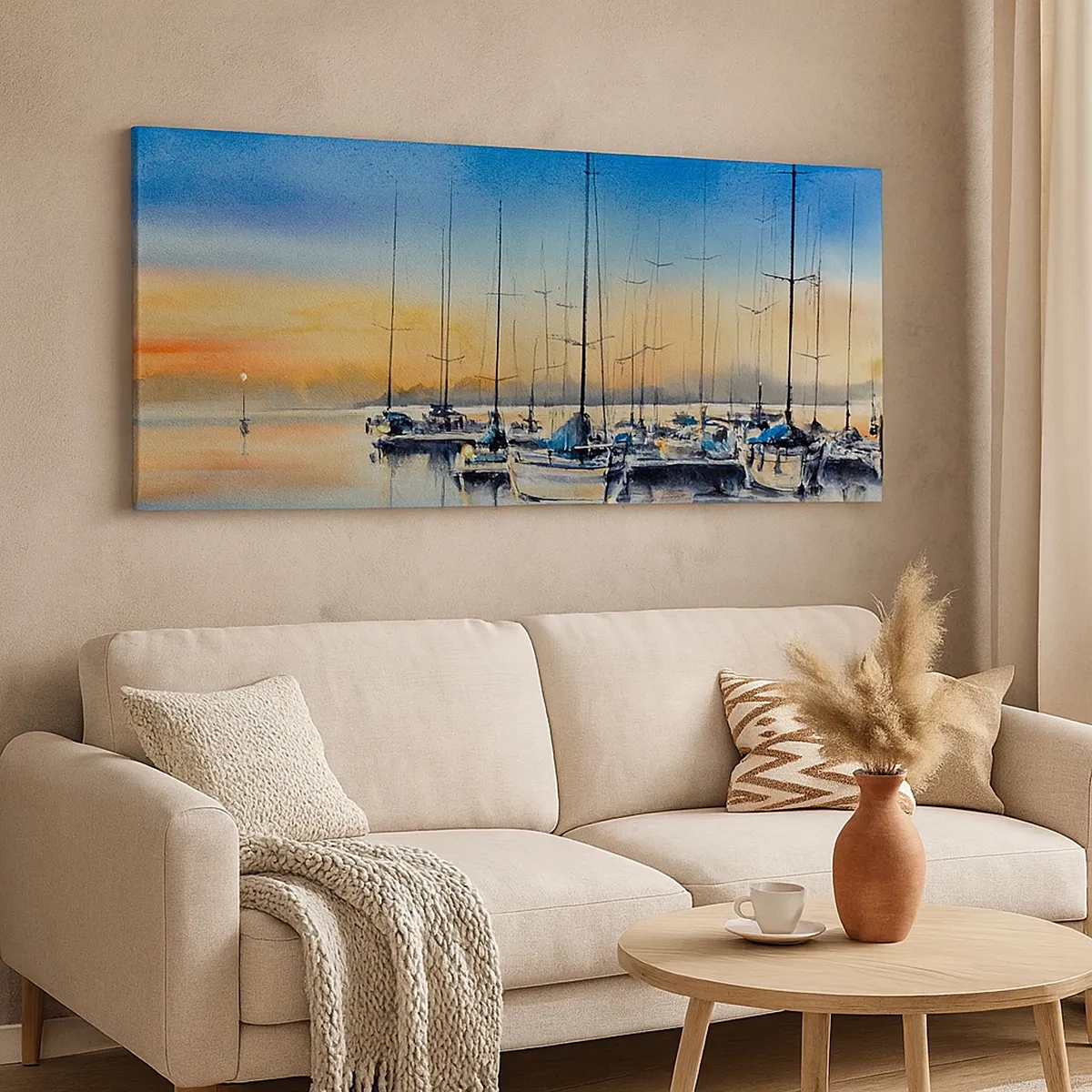 Tablou pe pânză - Sfârșitul unei zile bune - 30x30 cm