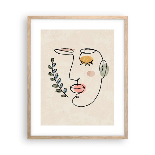 Poster în ramă de stejar deschis - Pacea regăsită - 40x50 cm