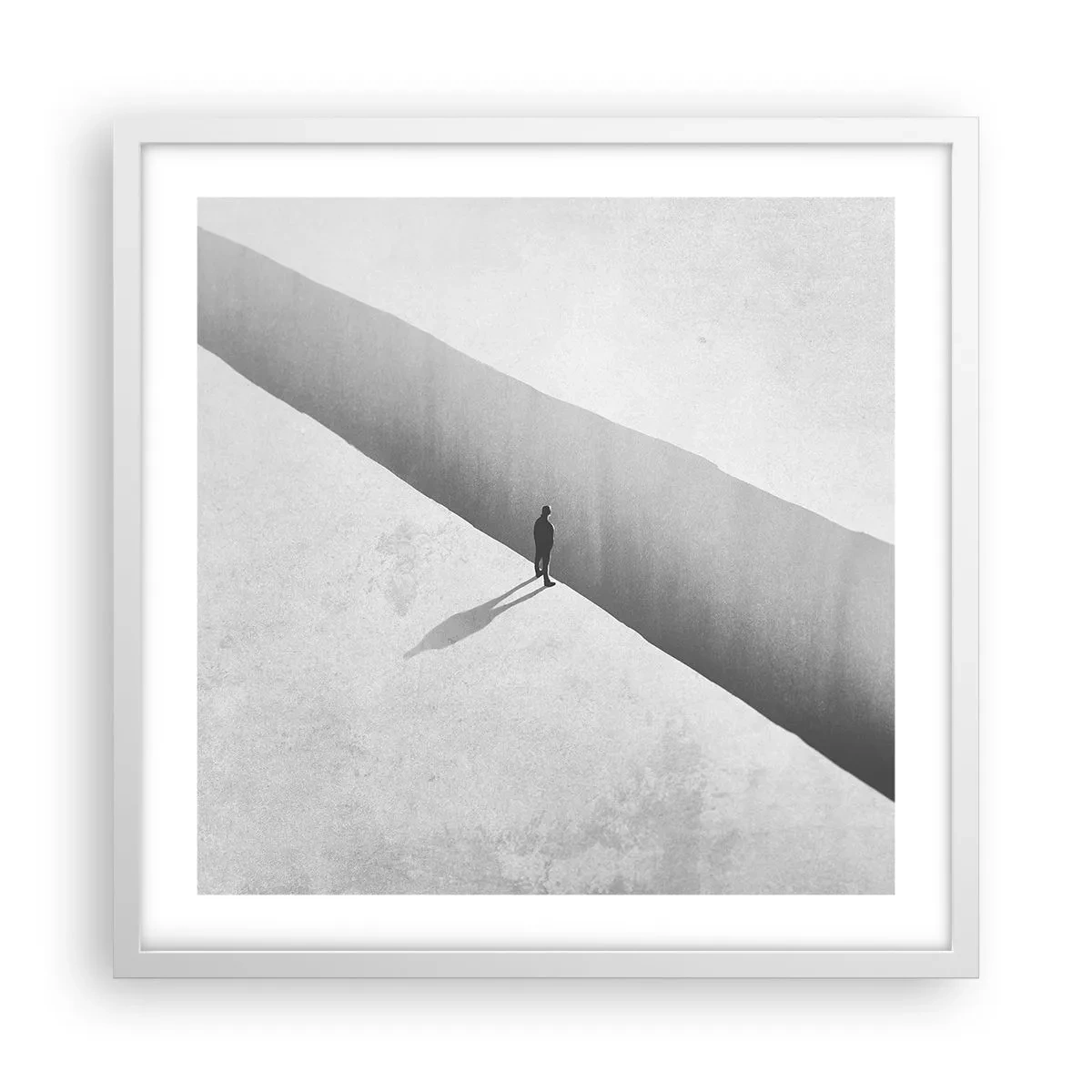 Poster în ramă albă - Obiectiv clar - 50x50 cm