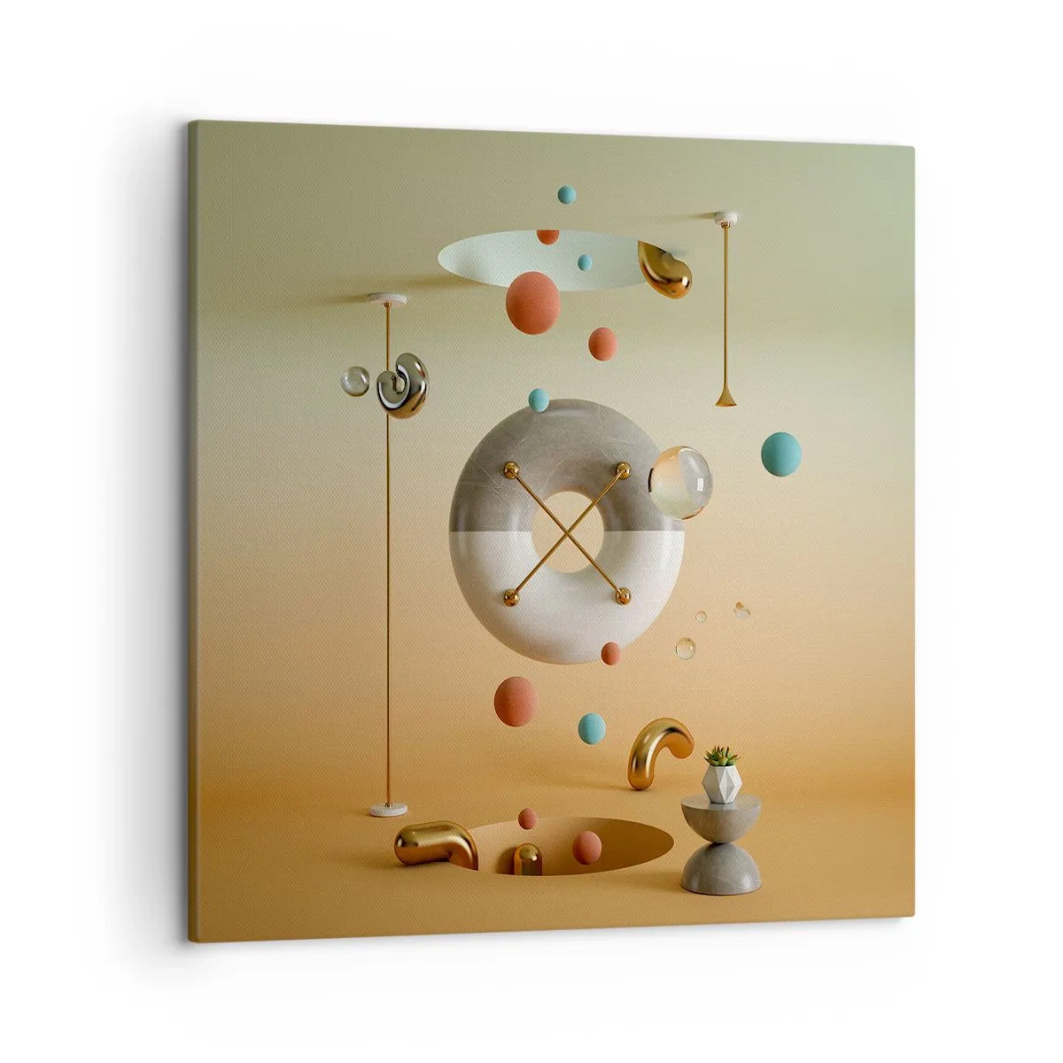 Tablou pe pânză - Orice se poate întâmpla - 50x50 cm