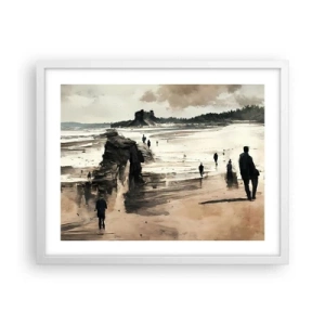 Poster în ramă albă - Reamintiți - 50x40 cm