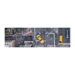 Mostră tapet Premium Canvas - O alegere simplă - New York, Oraș, Arhitectură - 100x30 cm