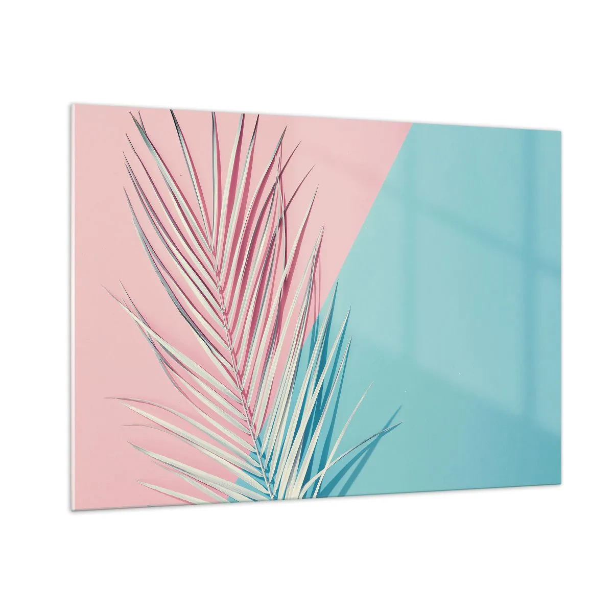 Tablou pe sticlă - Impresie tropicală - 100x70 cm