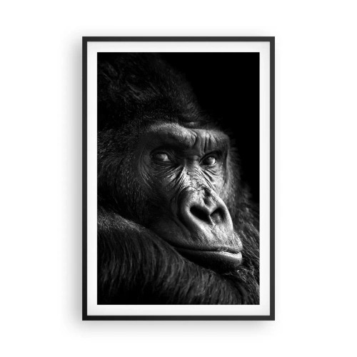 Poster în ramă neagră - Și la ce te uiți? - 61x91 cm