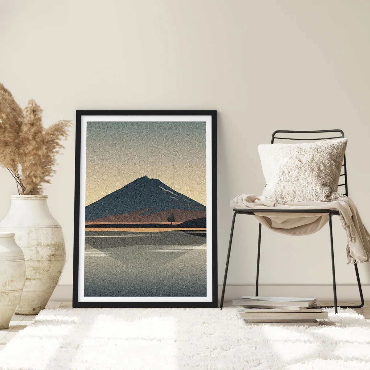 Poster în ramă neagră - În oglindă - 61x91 cm