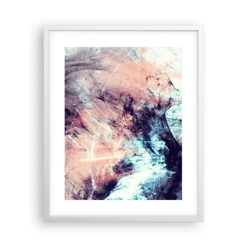 Poster în ramă albă - Simte vântul - 40x50 cm