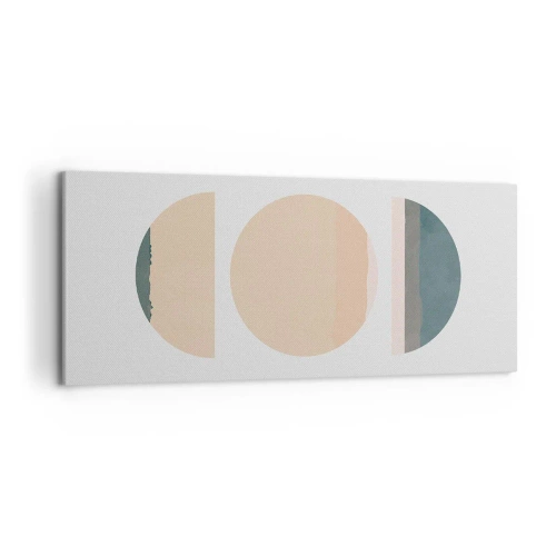 Tablou pe pânză - Roată cu roată - 120x50 cm