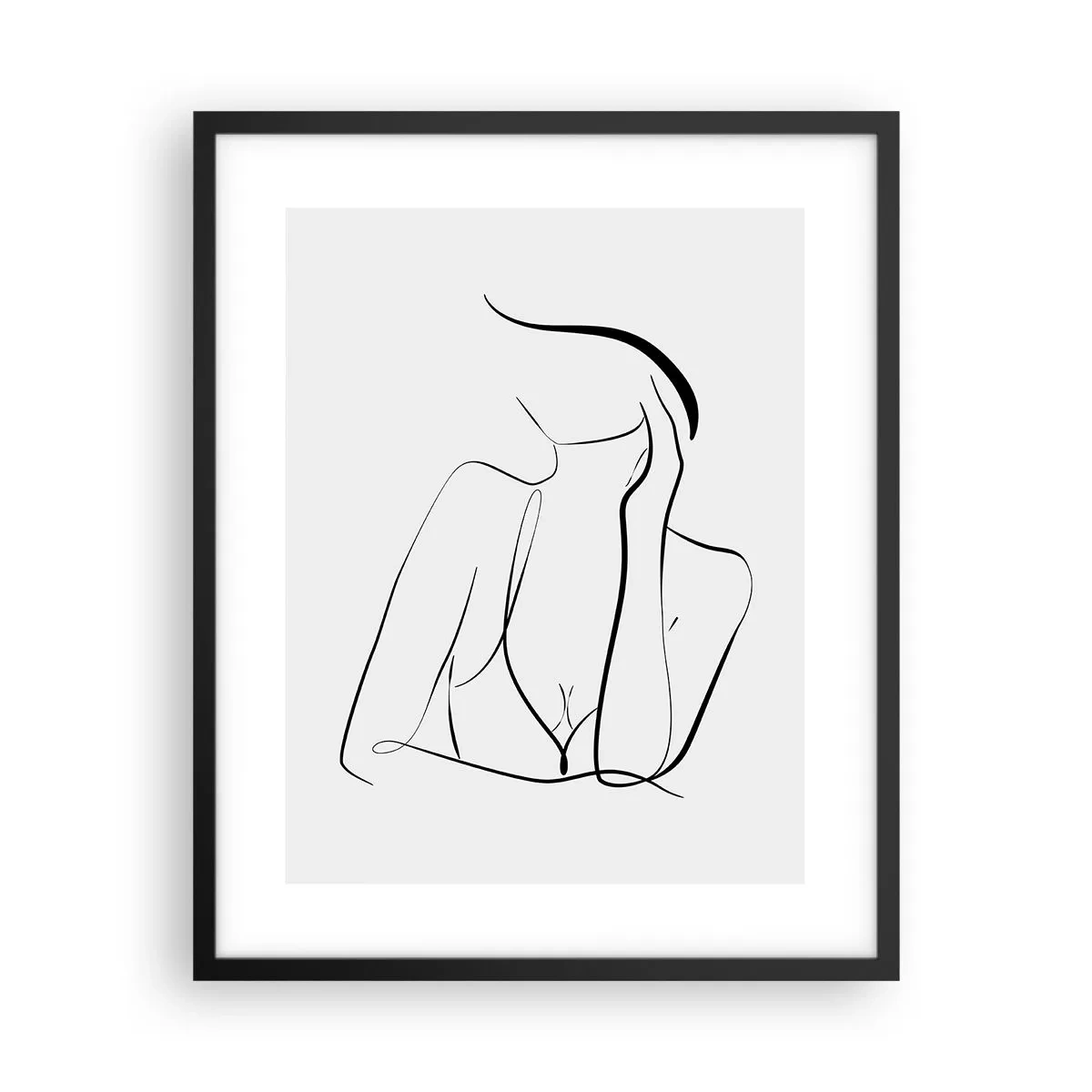 Poster în ramă neagră - Pe valul unui vis - 40x50 cm