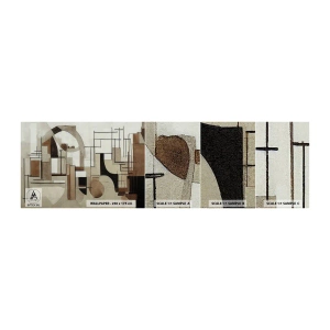 Mostră de Tapet Standard Eco - Peisaj urban 2.0 - Abstracția, Bucată, Forme - 100x30 cm