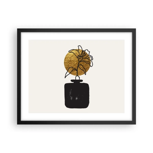 Poster în ramă neagră - Cât cântărește aurul? - 50x40 cm