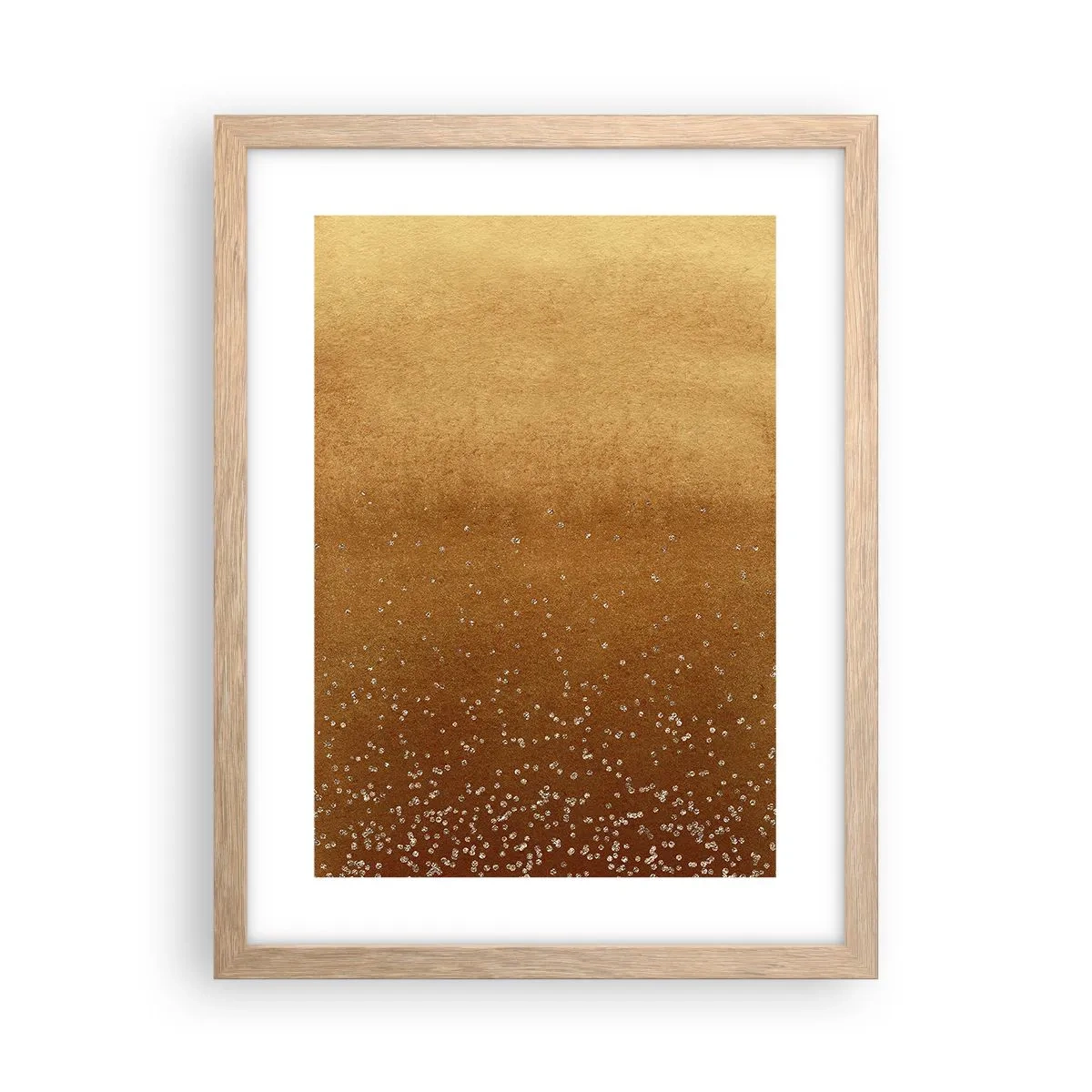 Poster în ramă de stejar deschis - Nașterea luminii - 30x40 cm