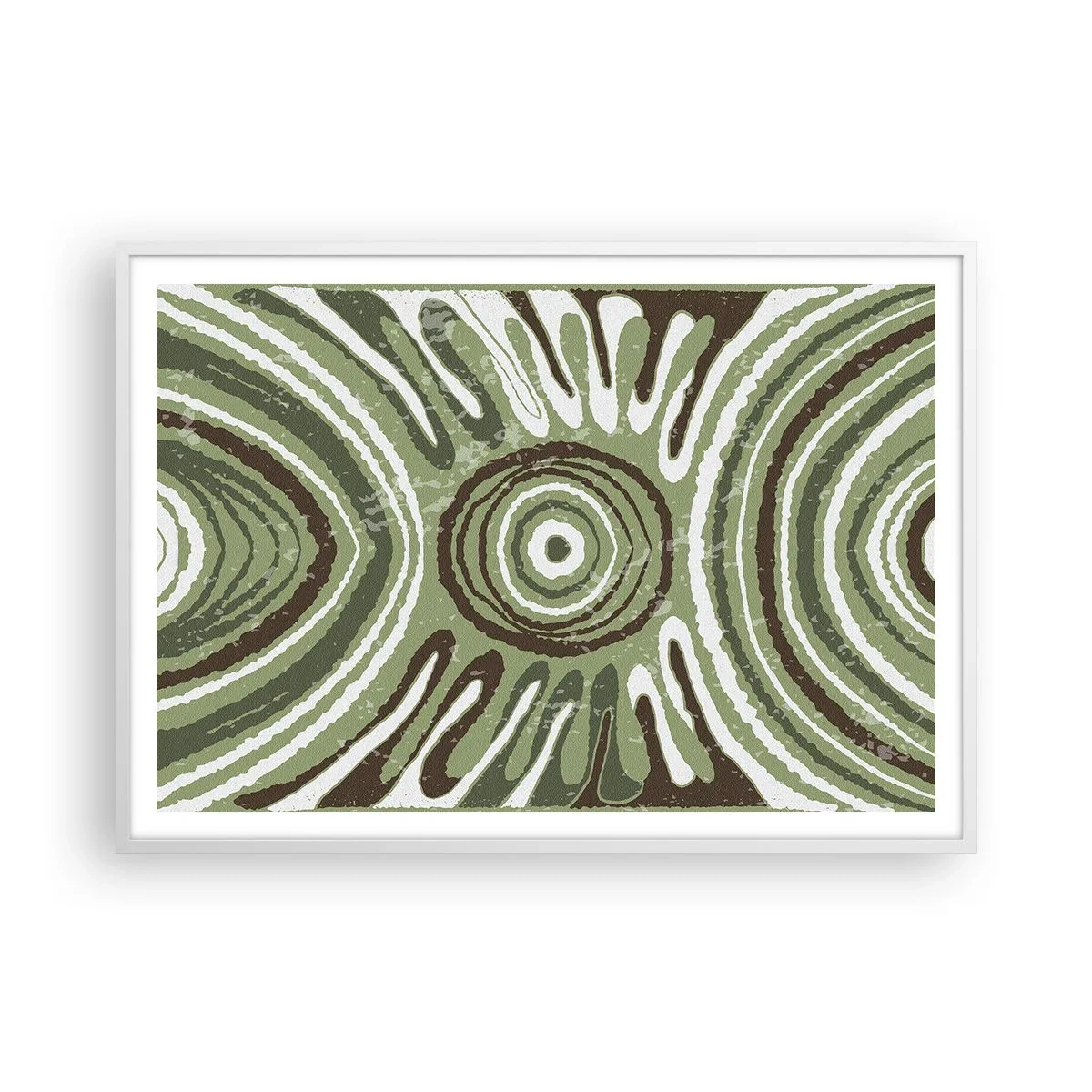 Poster în ramă albă - Explozie de emoții - 100x70 cm