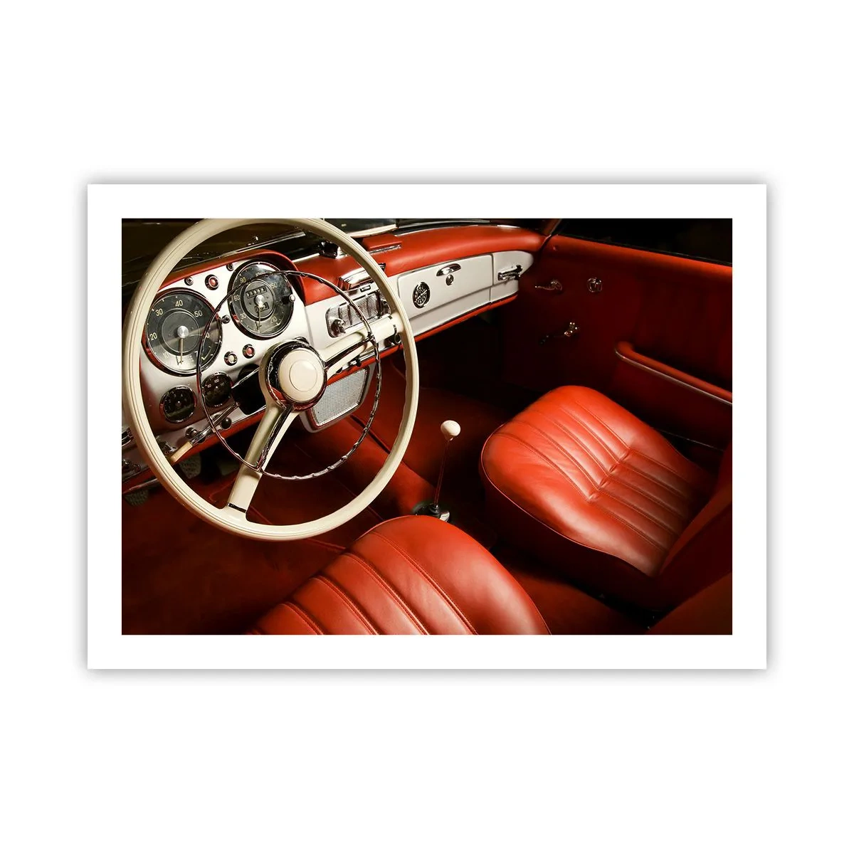 Poster - Lux în stil vintage - 70x50 cm