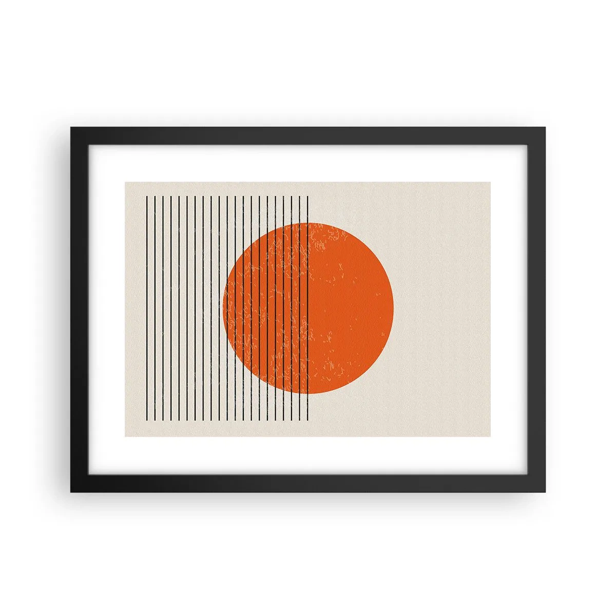 Poster în ramă neagră - Întotdeauna soarele - 40x30 cm