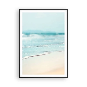 Poster în ramă neagră - Căldură și zgomotul valurilor - 70x100 cm