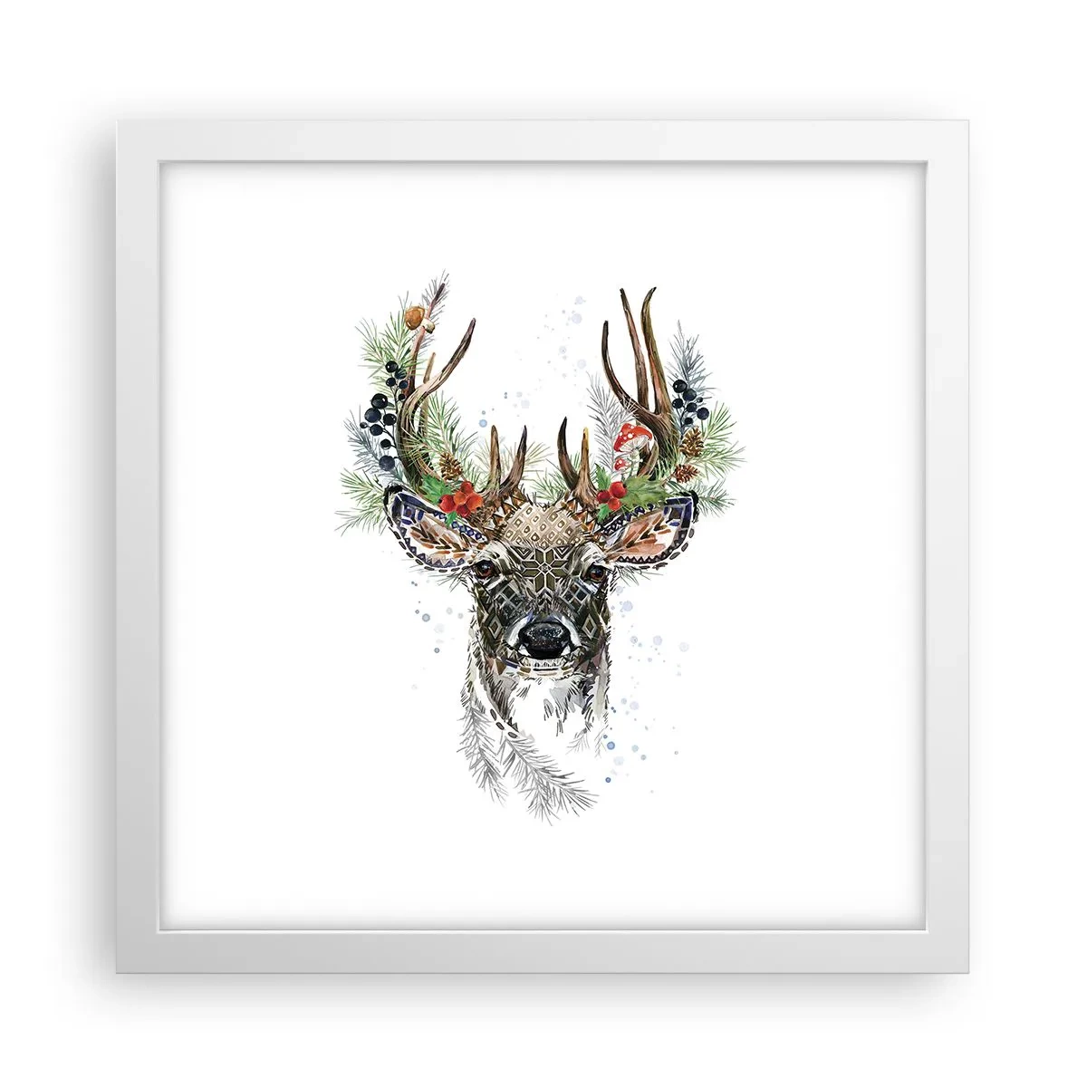 Poster în ramă albă - În ținută festivă - 30x30 cm