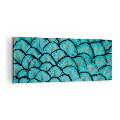 Tablou pe pânză - Marea gală a penelor - 100x40 cm