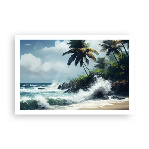 Poster - Pe un țărm tropical - 91x61 cm