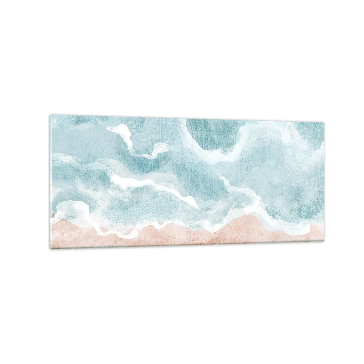 Tablou pe sticlă - Abstracția norilor - 120x50 cm