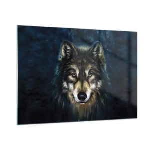 Tablou pe sticlă - Alfa? Și omega - 100x70 cm