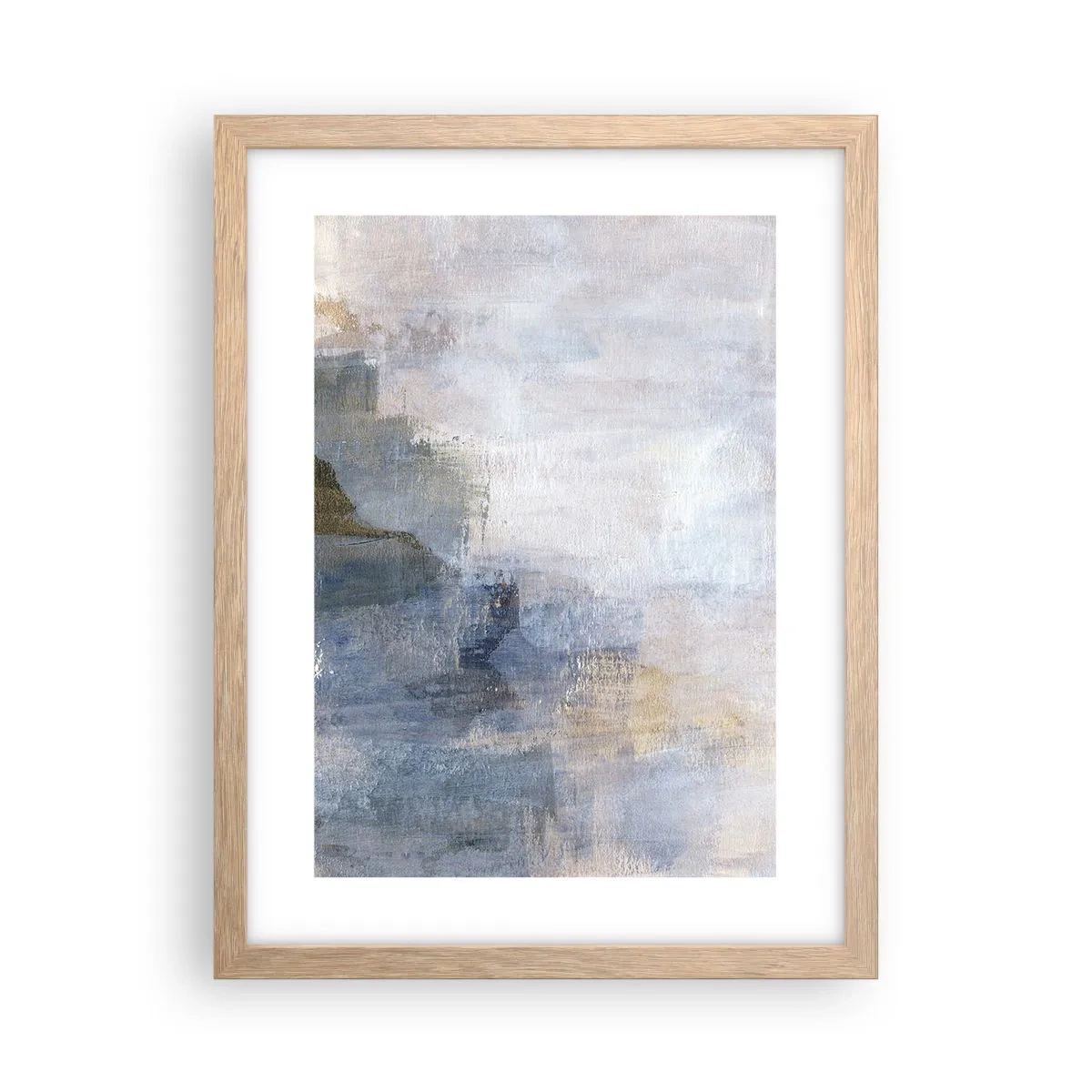 Poster în ramă de stejar deschis - Tonuri și acorduri de culoare - 30x40 cm