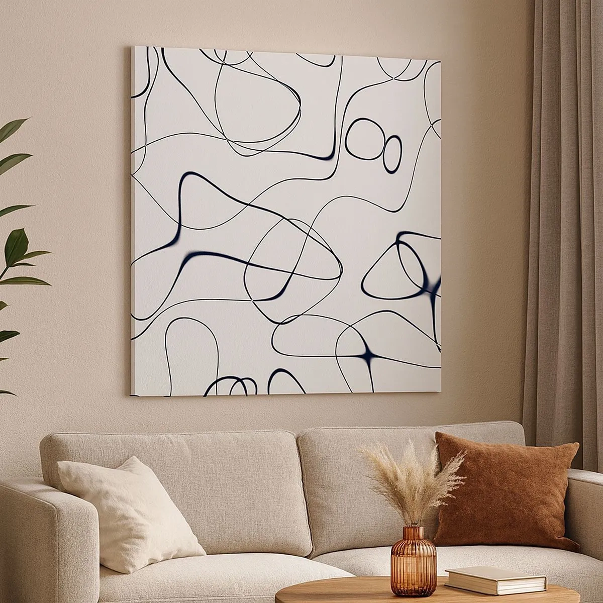 Tablou pe pânză - Căile vieții, căile destinului - 30x30 cm