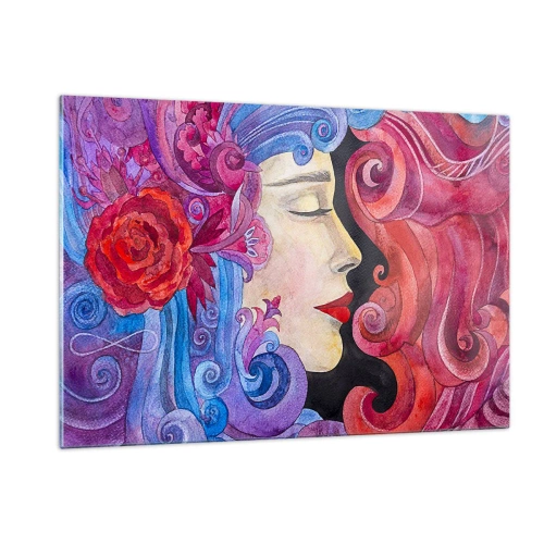 Tablou pe sticlă - Secesiunea mai trăiește - 120x80 cm