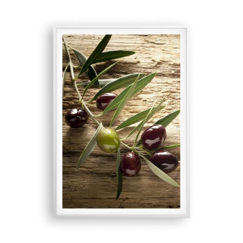 Poster în ramă albă - Direct din natură - 70x100 cm