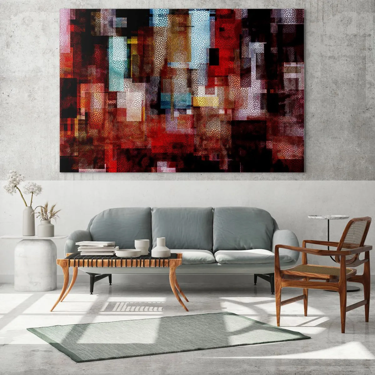 Tablou pe sticlă - Totul și nimic - 100x70 cm