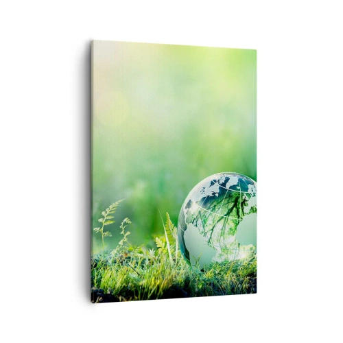 Tablou pe pânză - Planeta verde - 50x70 cm