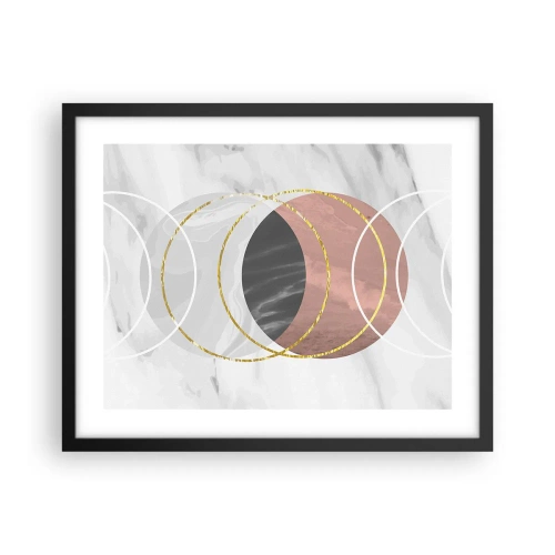 Poster în ramă neagră - Muzica sferelor - 50x40 cm