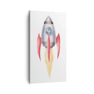 Tablou pe pânză - Mai sus, mai repede, mai departe - 45x80 cm