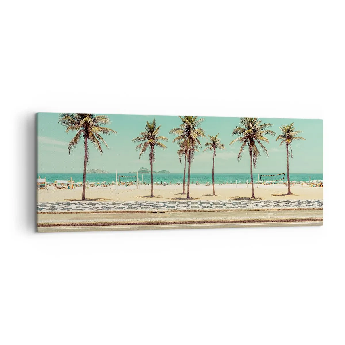 Tablou pe pânză - La paza plajei - 140x50 cm