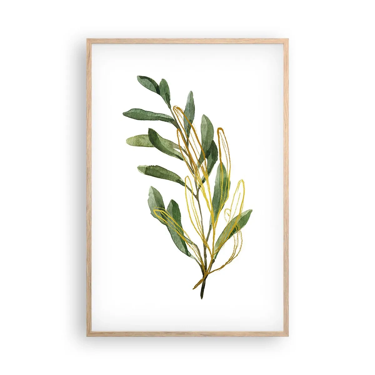 Poster în ramă de stejar deschis - Toate cele bune - 61x91 cm