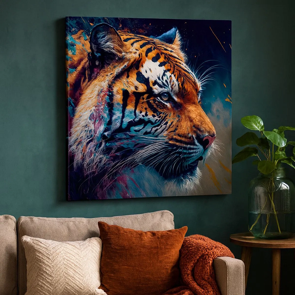 Tablou pe pânză - Frumusețe sălbatică - 30x30 cm