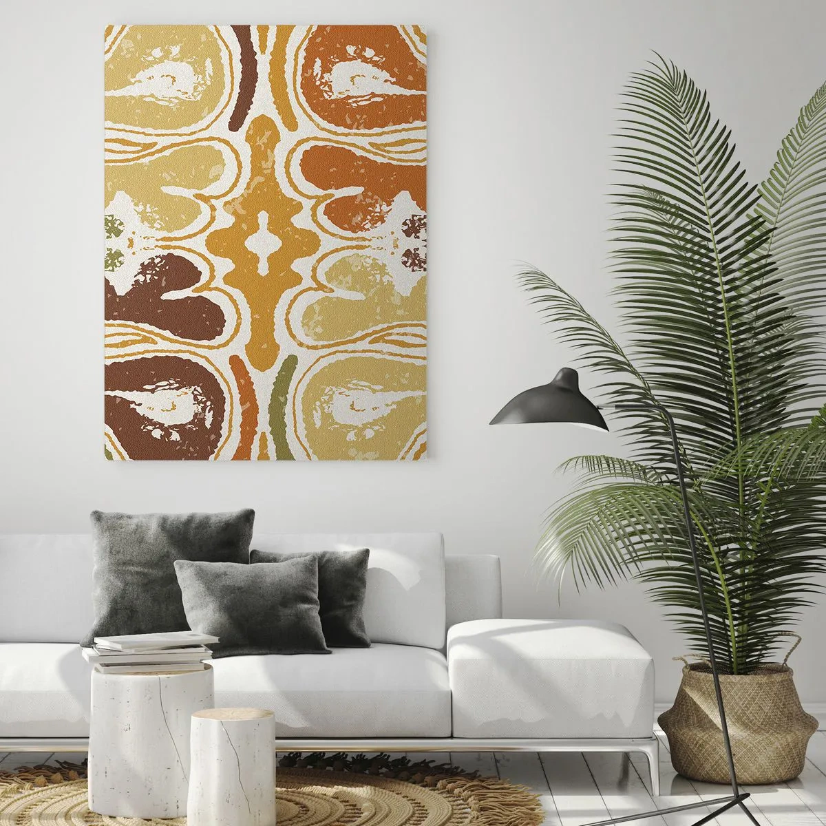 Tablou pe sticlă - Abstracție sentimentală - 50x70 cm