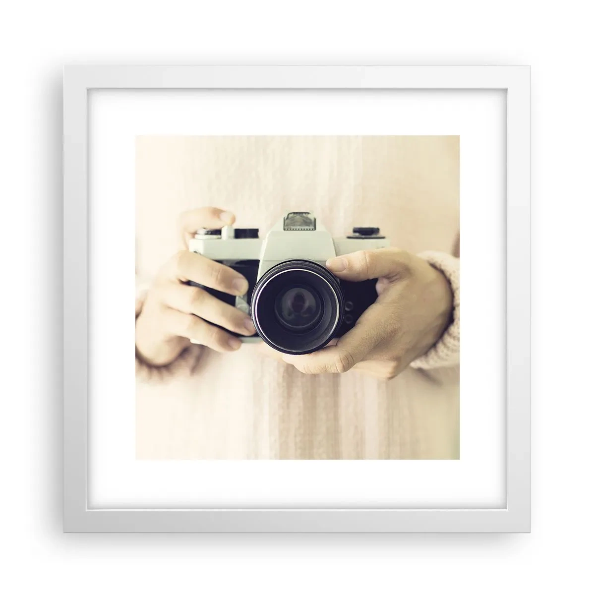 Poster în ramă albă - Pentru a vedea mai multe... - 30x30 cm