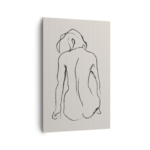 Tablou pe pânză - Nud de fată - 80x120 cm