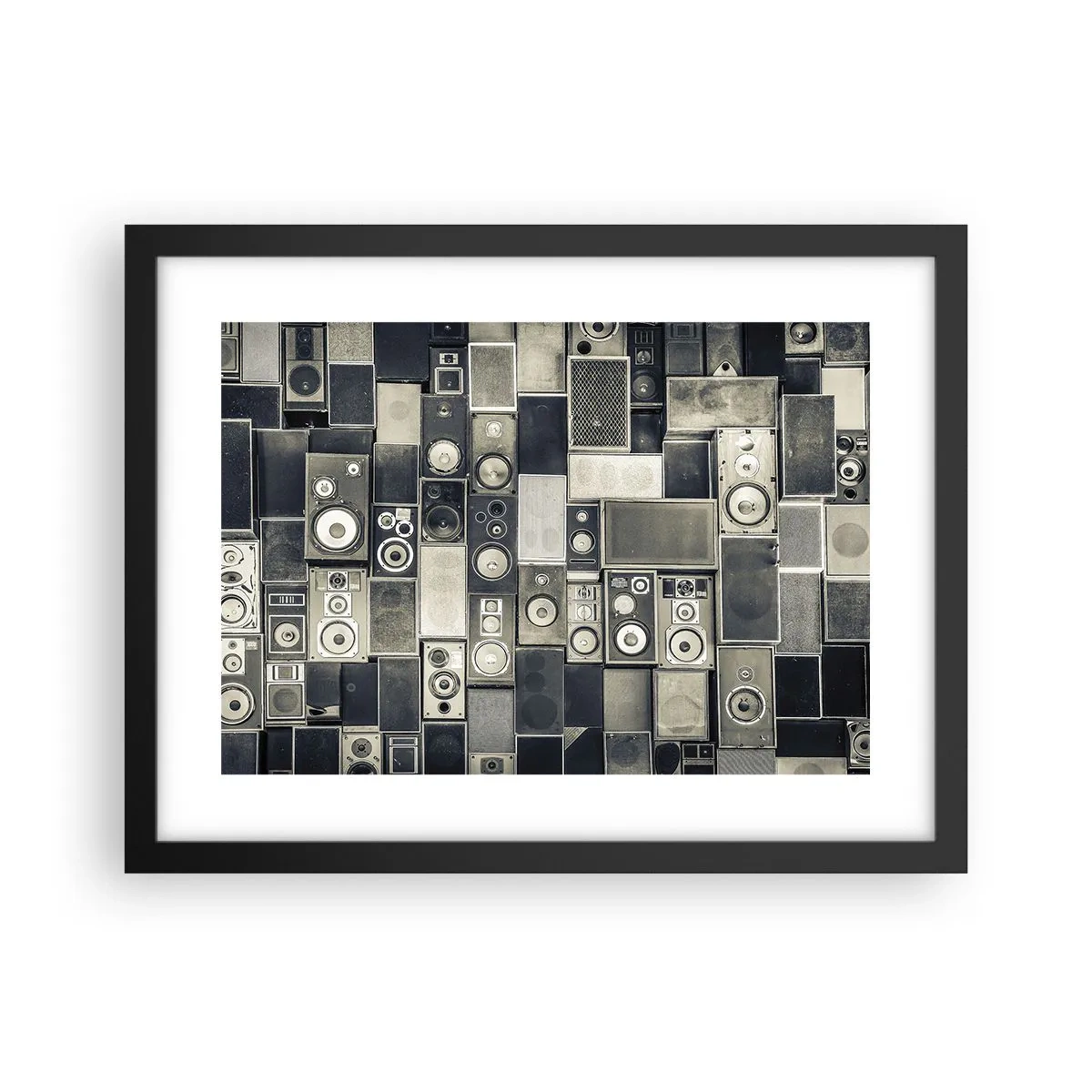 Poster în ramă neagră - Și totul este în regulă - 40x30 cm