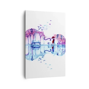 Tablou pe pânză - Îți voi aduce cântece de ploaie - 80x120 cm