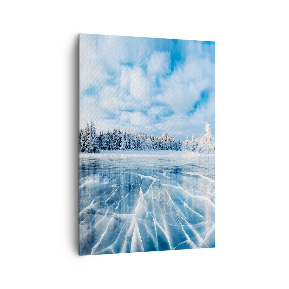 Tablou pe pânză - O priveliște orbitoare și cristalină - 70x100 cm