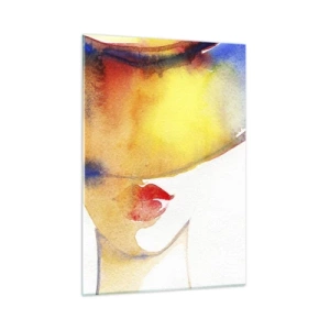 Tablou pe sticlă - Portretul unei doamne    - 50x70 cm