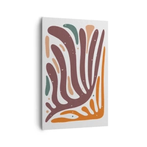 Tablou pe pânză - Compoziție organică radială - 80x120 cm