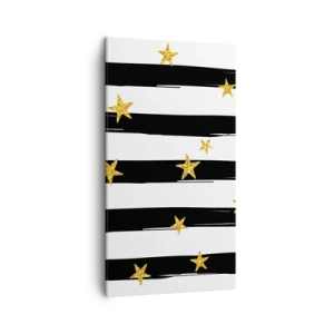 Tablou pe pânză - Cu toții ne-am născut sub o stea norocoasă - 45x80 cm