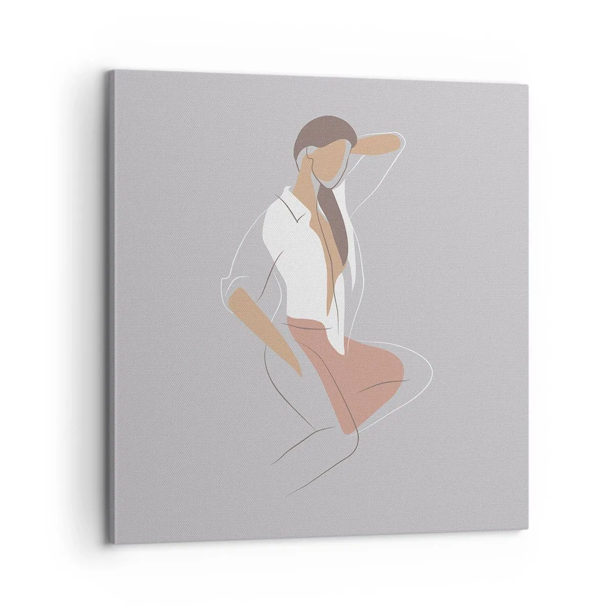 Tablou pe pânză - Schiță de farmec - 60x60 cm