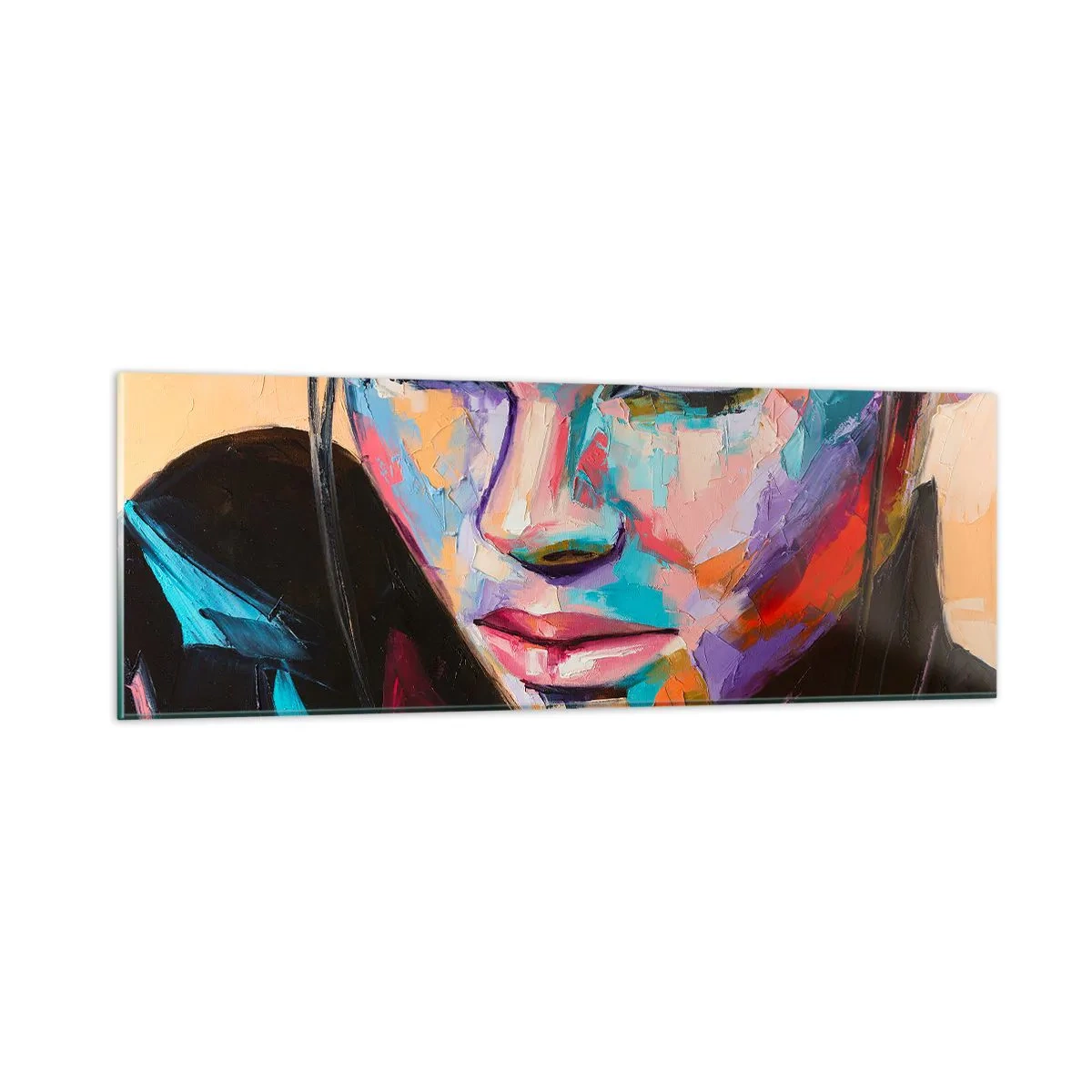 Tablou pe sticlă - Sălbăticia inimii - 90x30 cm