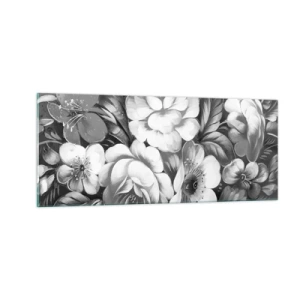 Tablou pe sticlă - Frumoase chiar și în gri - 100x40 cm