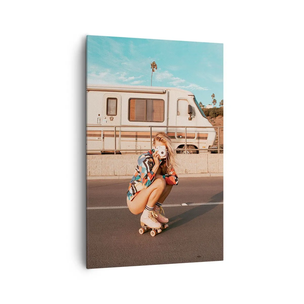 Tablou pe pânză - Zâmbiți, vă rog! - 80x120 cm