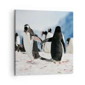 Tablou pe pânză - Dansul în zăpadă - 50x50 cm