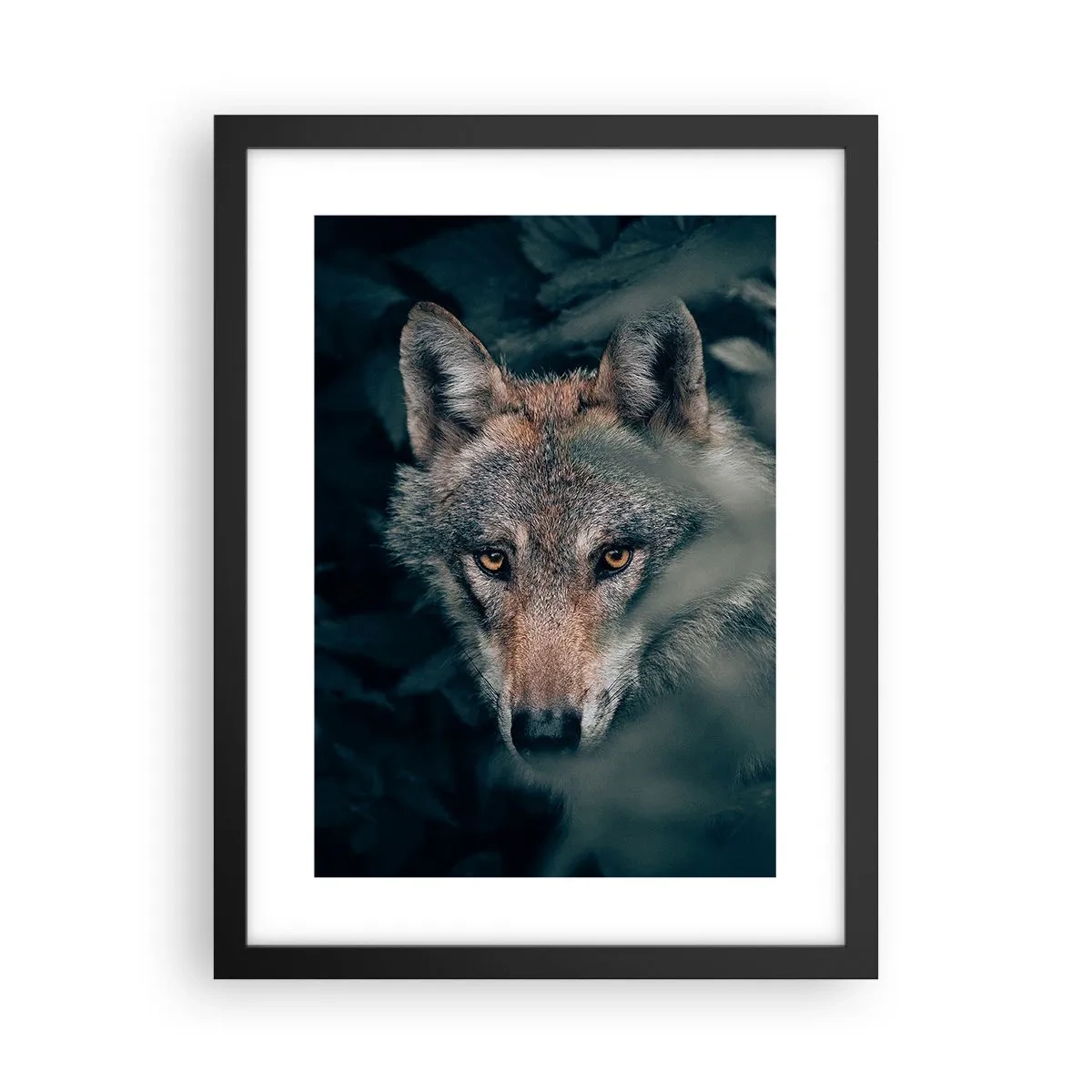 Poster în ramă neagră - Vânător - 30x40 cm